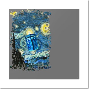 Soaring Blue Phone box Posters and Art